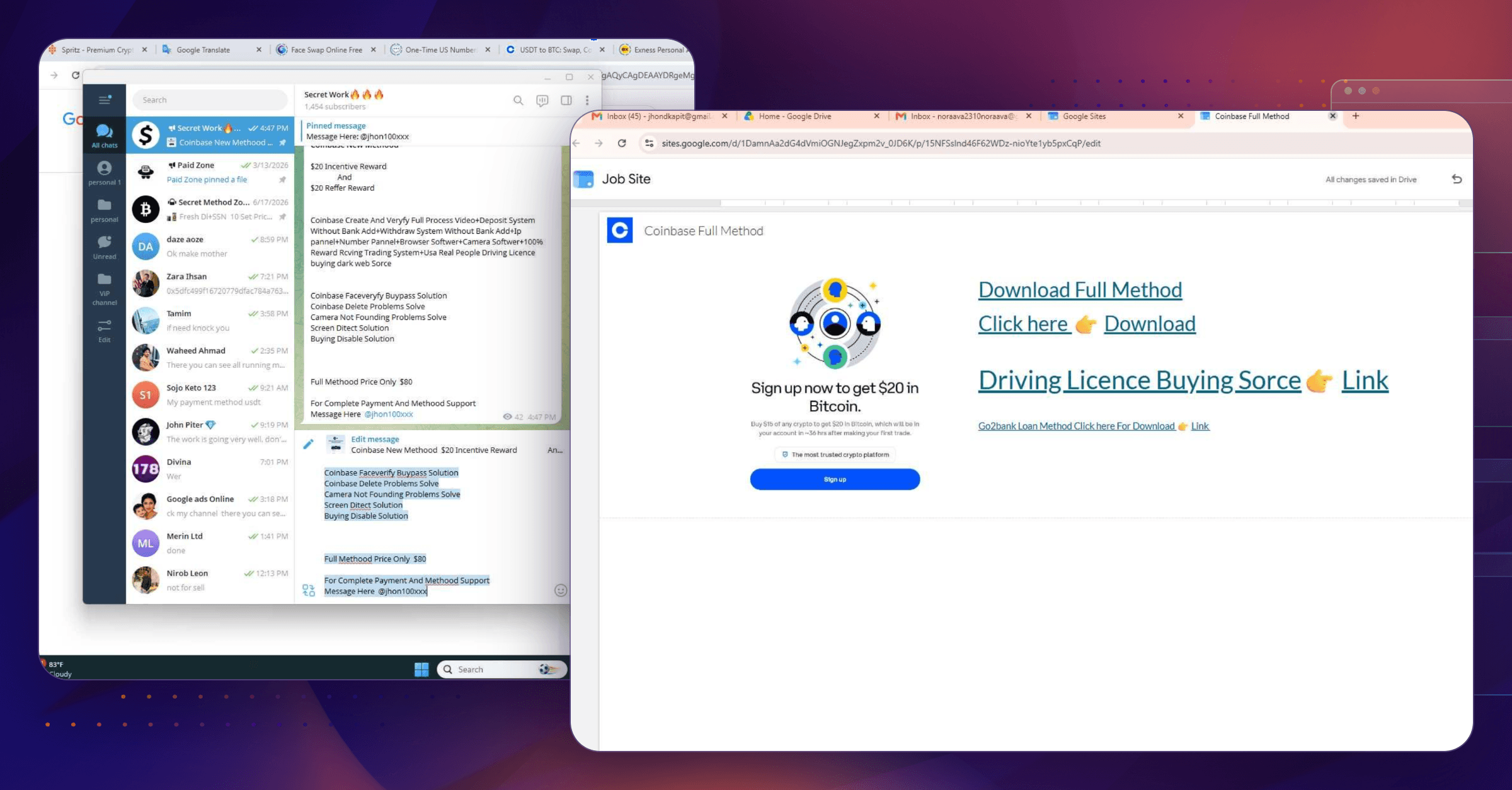 The Malware Watched Back: Inside a Telegram Fraud Operation